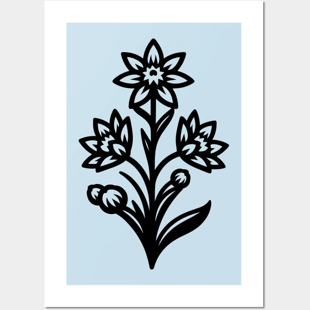 Edelweiss Wall Art by KayBee Gift Shop